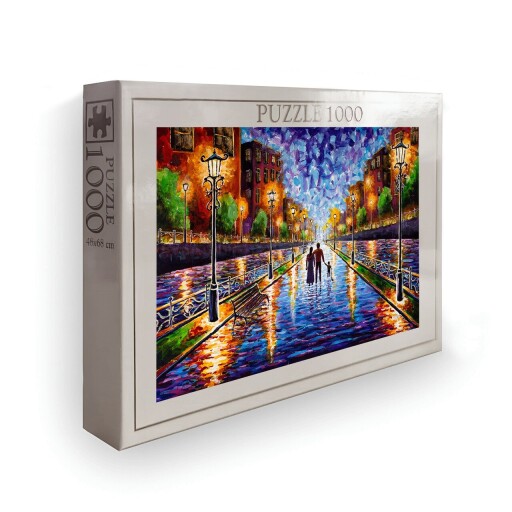 Puzzle, Wallxpert, PZL_0115_1000, Multicolor
