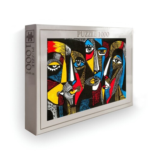 Puzzle, Wallxpert, PZL_0122_1000, Multicolor
