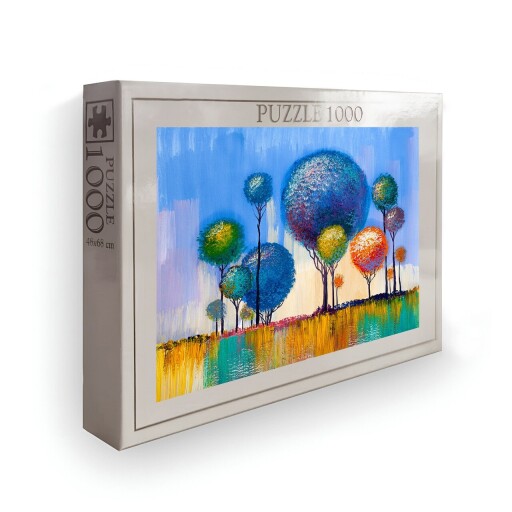 Puzzle, Wallxpert, PZL_0130_1000, Multicolor