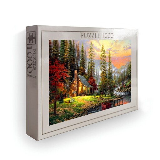 Puzzle, Wallxpert, PZL_0183_1000, Multicolor