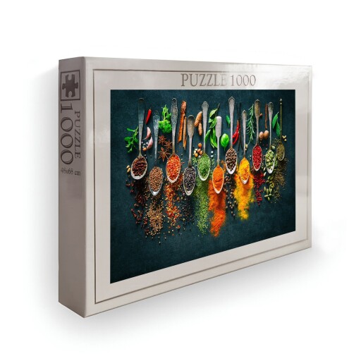 Puzzle, Wallxpert, PZL_0190_1000, Multicolor