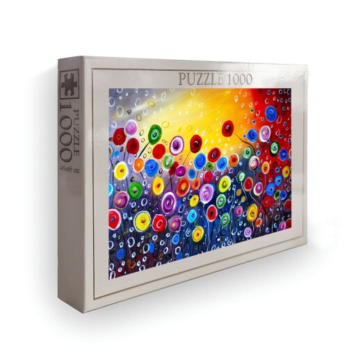 Puzzle, Wallxpert, PZL_0198_1000, Multicolor