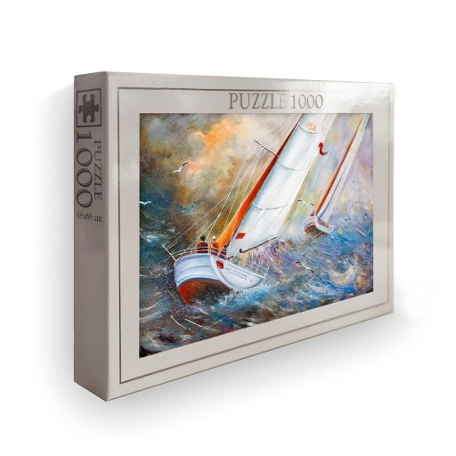 Puzzle, Wallxpert, PZL_090_1000, Multicolor