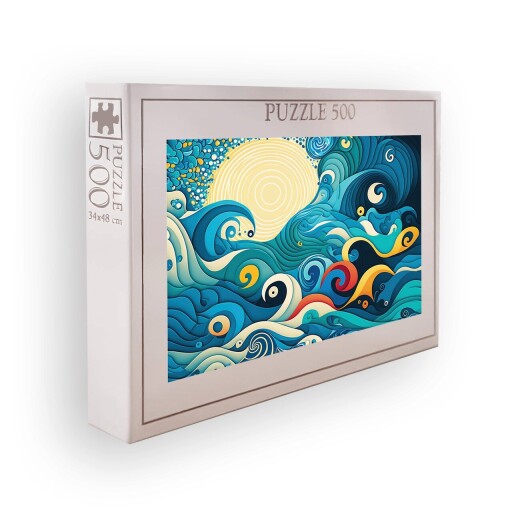 Puzzle, Wallxpert, PZL_0100_500, Multicolor