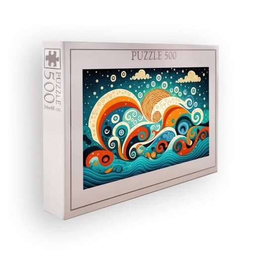 Puzzle, Wallxpert, PZL_0101_500, Multicolor