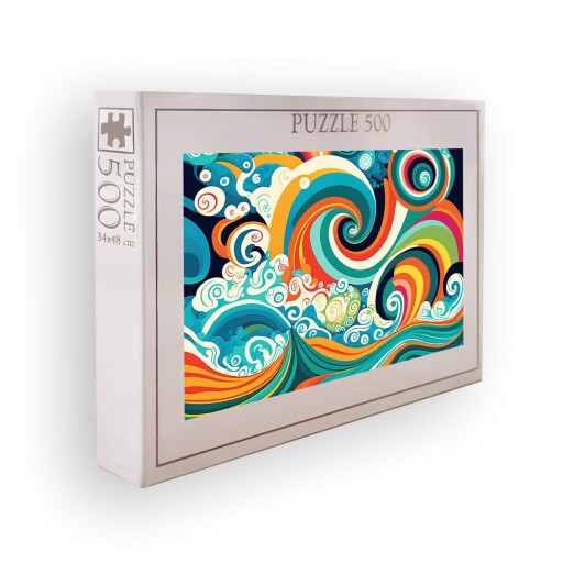 Puzzle, Wallxpert, PZL_0102_500, Multicolor