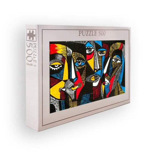 Puzzle, Wallxpert, PZL_0122_500, Multicolor