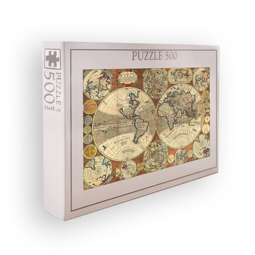 Puzzle, Wallxpert, PZL_0127_500, Multicolor