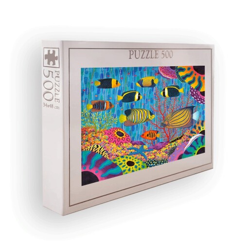 Puzzle, Wallxpert, PZL_0141_500, Multicolor