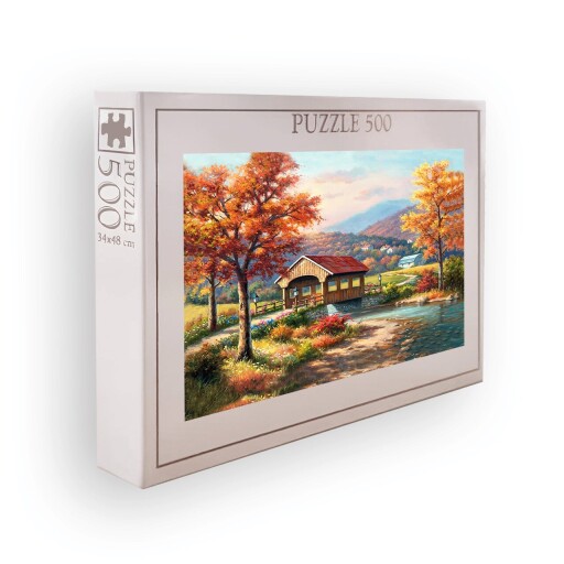 Puzzle, Wallxpert, PZL_0159_500, Multicolor