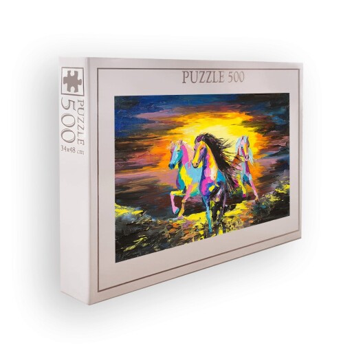 Puzzle, Wallxpert, PZL_0170_500, Multicolor