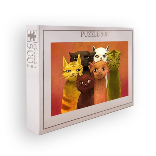Puzzle, Wallxpert, PZL_0172_500, Multicolor