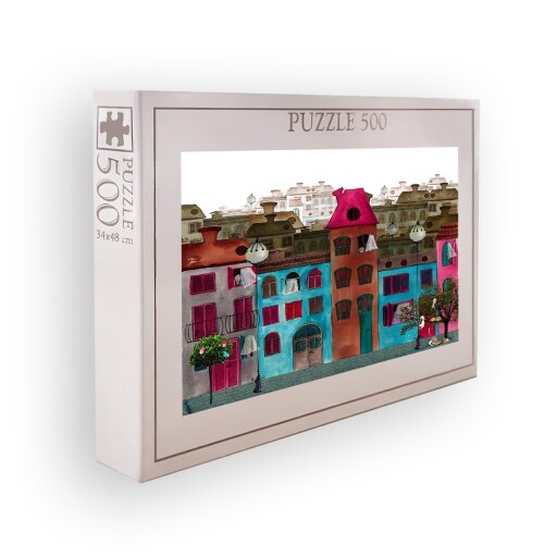 Puzzle, Wallxpert, PZL_0177_500, Multicolor