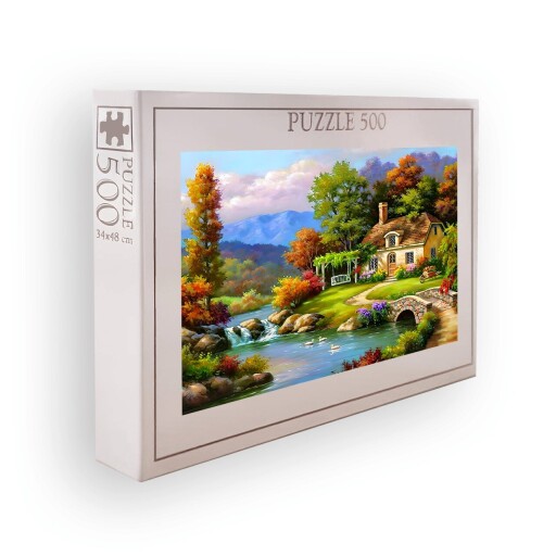 Puzzle, Wallxpert, PZL_07_500, Multicolor