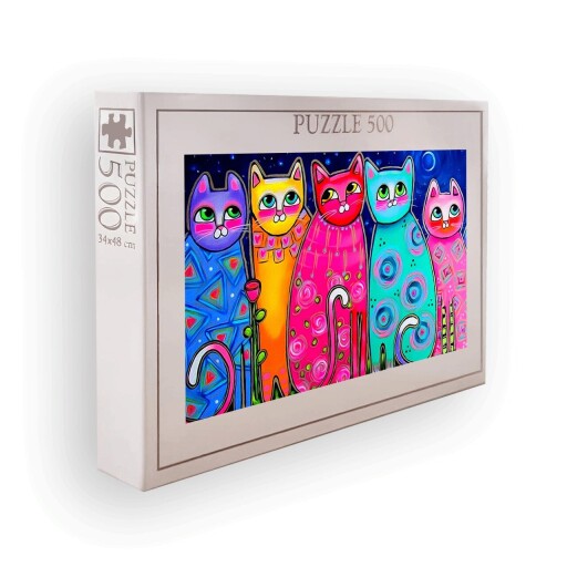 Puzzle, Wallxpert, PZL_079_500, Multicolor
