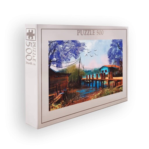 Puzzle, Wallxpert, PZL_096_500, Multicolor