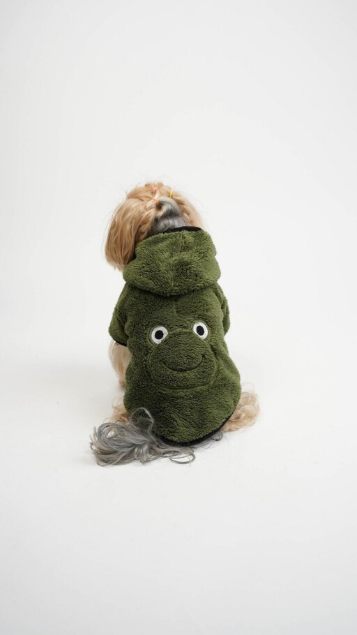 Hanorac pentru câini, Paws &amp; Whiskers, Froggy Welsoft Jacket, Verde
