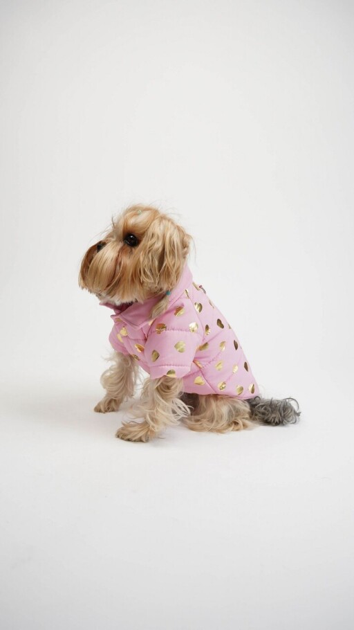 Hanorac pentru câini, Paws &amp; Whiskers, Amour Coat, Roz