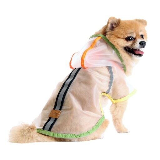 Hanorac pentru câini, Paws &amp; Whiskers, Şeffaf Raincoat, Transparent