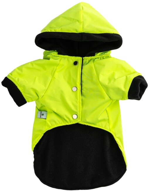Hanorac pentru câini, Paws &amp; Whiskers, Mebranlı Raincoat, Verde
