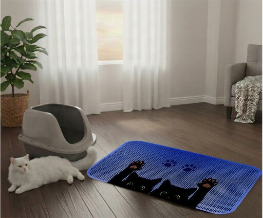 Covoras litiera pentru colectarea granulelor de nisip, Paws &amp; Whiskers, Cat Lıtter Mat 10, Multicolor