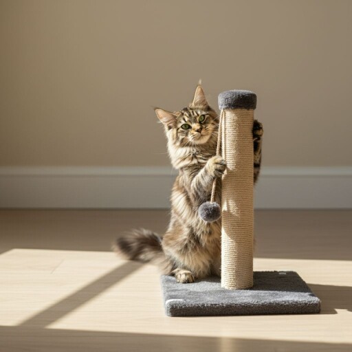 Zgarietor pentru pisici, Paws &amp; Whiskers, Luca, Antracit
