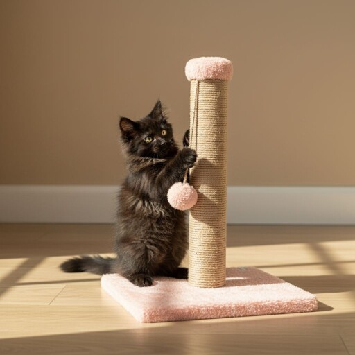 Zgarietor pentru pisici, Paws &amp; Whiskers, Luca, Roz