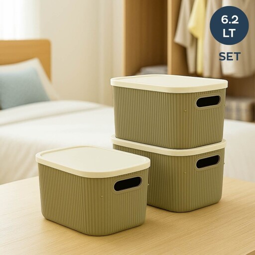Set recipiente depozitare, 242355, Verde