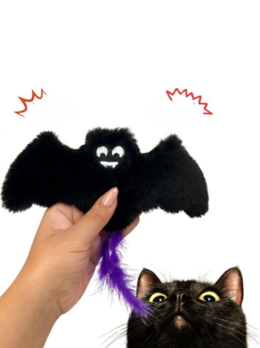 Jucărie pentru pisici, Paws &amp; Whiskers, Miyav 1024, Alb/Negru