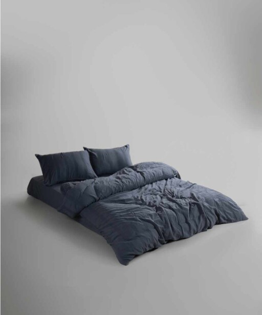Lenjerie de pat dubla, L'essentiel Maison, Cassandra, Gri