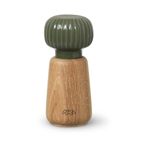 Recipient pentru sare și piper verde/în culoare naturală din lemn masiv Hammershøi – Kähler Design