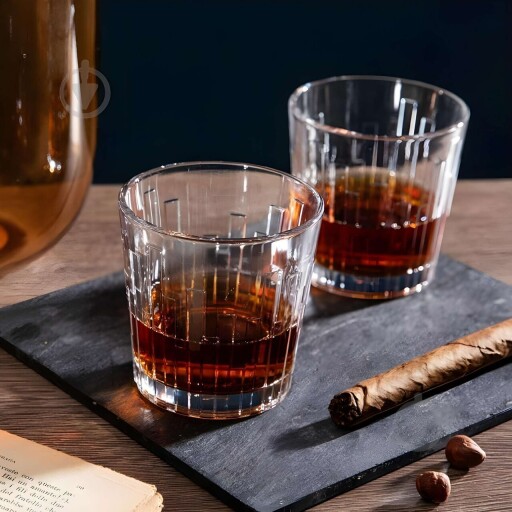 Set de pahare de whisky, Hermia, 896PBH1420, Transparent