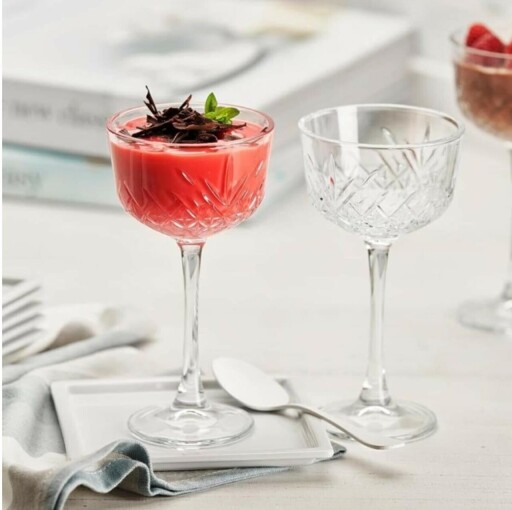 Set de pahare de vin, Hermia, 896PBH1428, Transparent