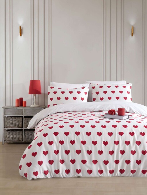 Lenjerie de pat pentru o persoana Single XXL (DE), 2 piese, L'essentiel Maison, Chole, Bumbac;Poliester, Alb