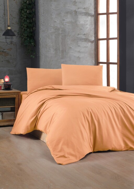 Lenjerie de pat pentru o persoana Single XXL (DE), L'essentiel Maison, Pale Orange, Portocaliu pal