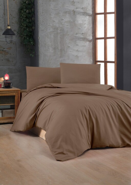 Lenjerie de pat dubla (DE), L'essentiel Maison, Brown, Maro