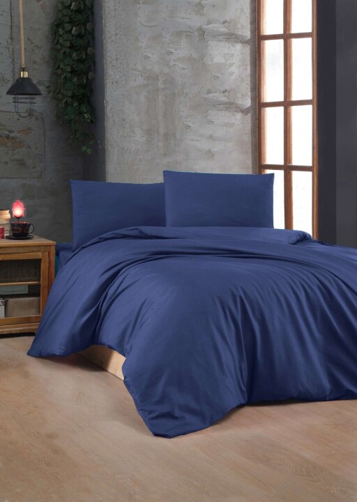 Lenjerie de pat dubla Super King (EU) (IT), L'essentiel Maison, Sax Blue, Albastru