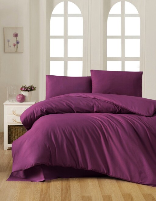 Lenjerie de pat dubla (FR), L'essentiel Maison, Purple, Mov
