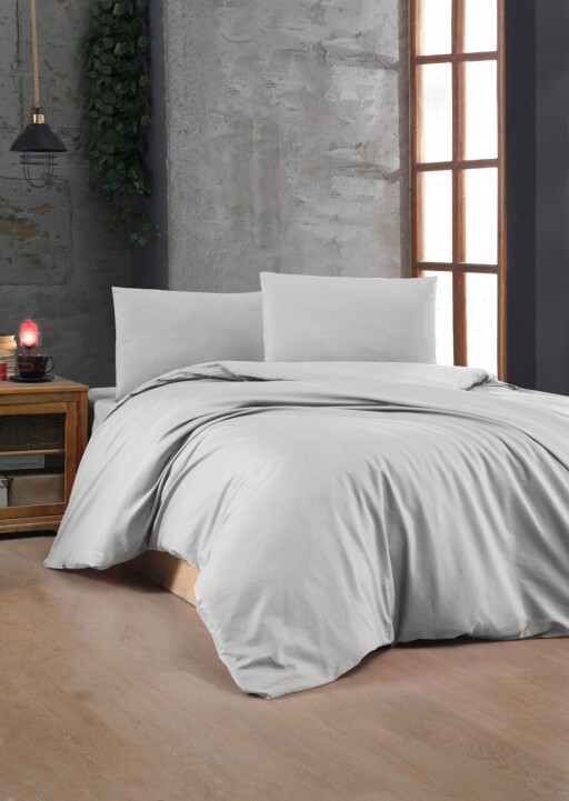 Lenjerie de pat dubla (FR), L'essentiel Maison, Grey, Gri