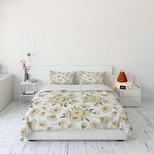 Lenjerie de pat pentru o persoana (DE), 2 piese, L'essentiel Maison, FLW_DVT25-13, Multicolor