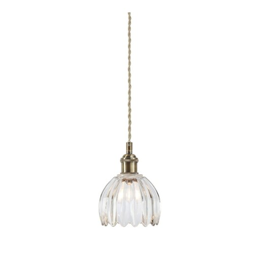 Lustră din metal cu abajur din sticlă ø 13 cm Gota – Markslöjd
