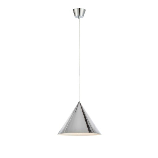 Lustră argintie din metal cu abajur din metal ø 37,5 cm Tip – Markslöjd