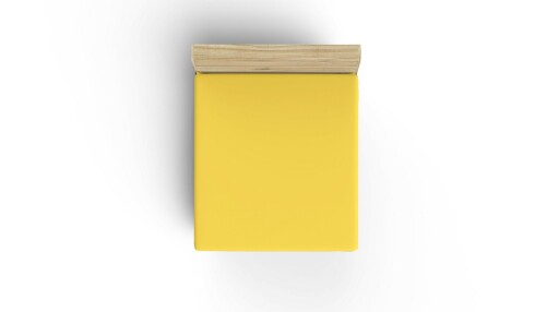 Cearceaf de pat cu elastic Ranforce Double XL (FR) (IT) (ES) (DE), L'essentiel Maison, Dark Yellow, Galben închis