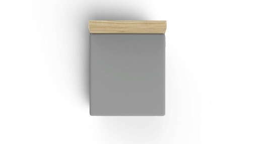 Cearceaf de pat cu elastic Ranforce Queen (DE), L'essentiel Maison, Dark Grey, Gri inchis
