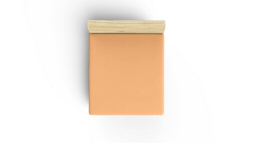 Cearceaf de pat cu elastic Ranforce King (FR) (IT) (ES) (DE), L'essentiel Maison, Pale Orange, Portocaliu pal