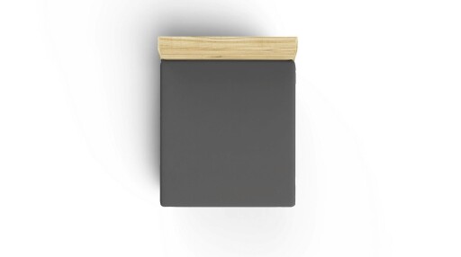 Cearceaf de pat cu elastic Ranforce Single XL (DE), L'essentiel Maison, Anthracite, Antracit