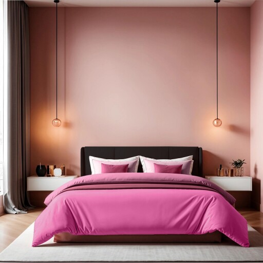 Husa de pilota Ranforce Single (DE), L'essentiel Maison, Tonne Rosse, Roz prafuit