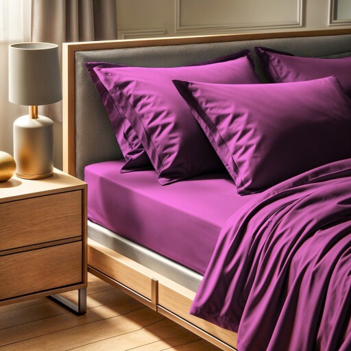 Cearceaf de pat cu elastic Ranforce Double XL (FR) (IT) (ES) (DE), L'essentiel Maison, Tonne Viole, Mov