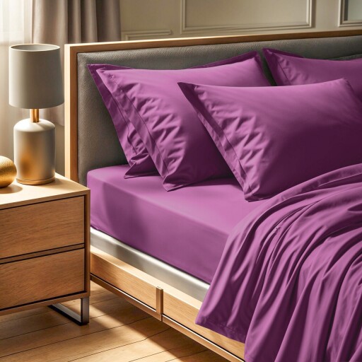 Cearceaf de pat cu elastic Ranforce Double XL (FR) (IT) (ES) (DE), L'essentiel Maison, Tonne Viole, Mov
