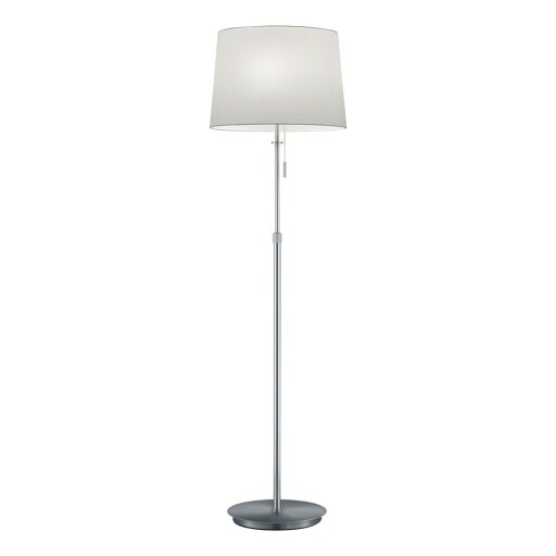 Lampadar argintiu cu abajur textil (înălțime 180 cm) Lyon – Trio